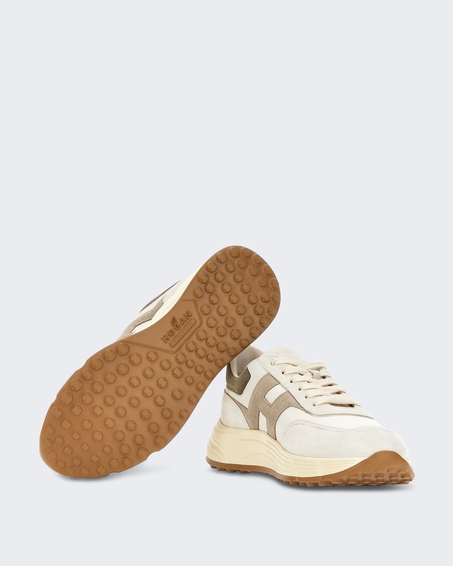 Hogan Heren Sneaker - Hogan Hyperlight Allacciato H-White Wit (2) - Eleganza.nl