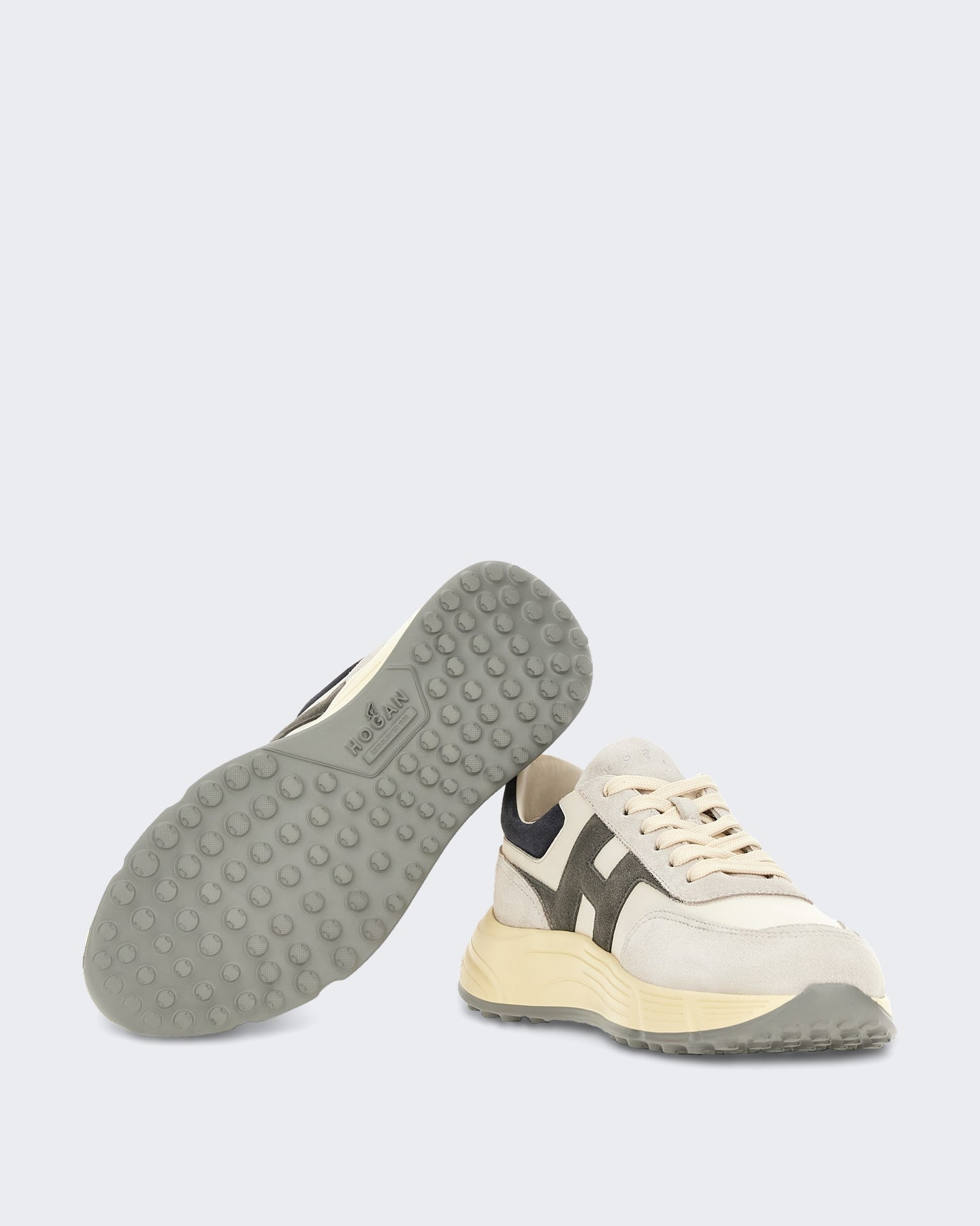 Hogan Heren Sneaker - Hogan Hyperlight Allacciato H-White Wit (3) - Eleganza.nl
