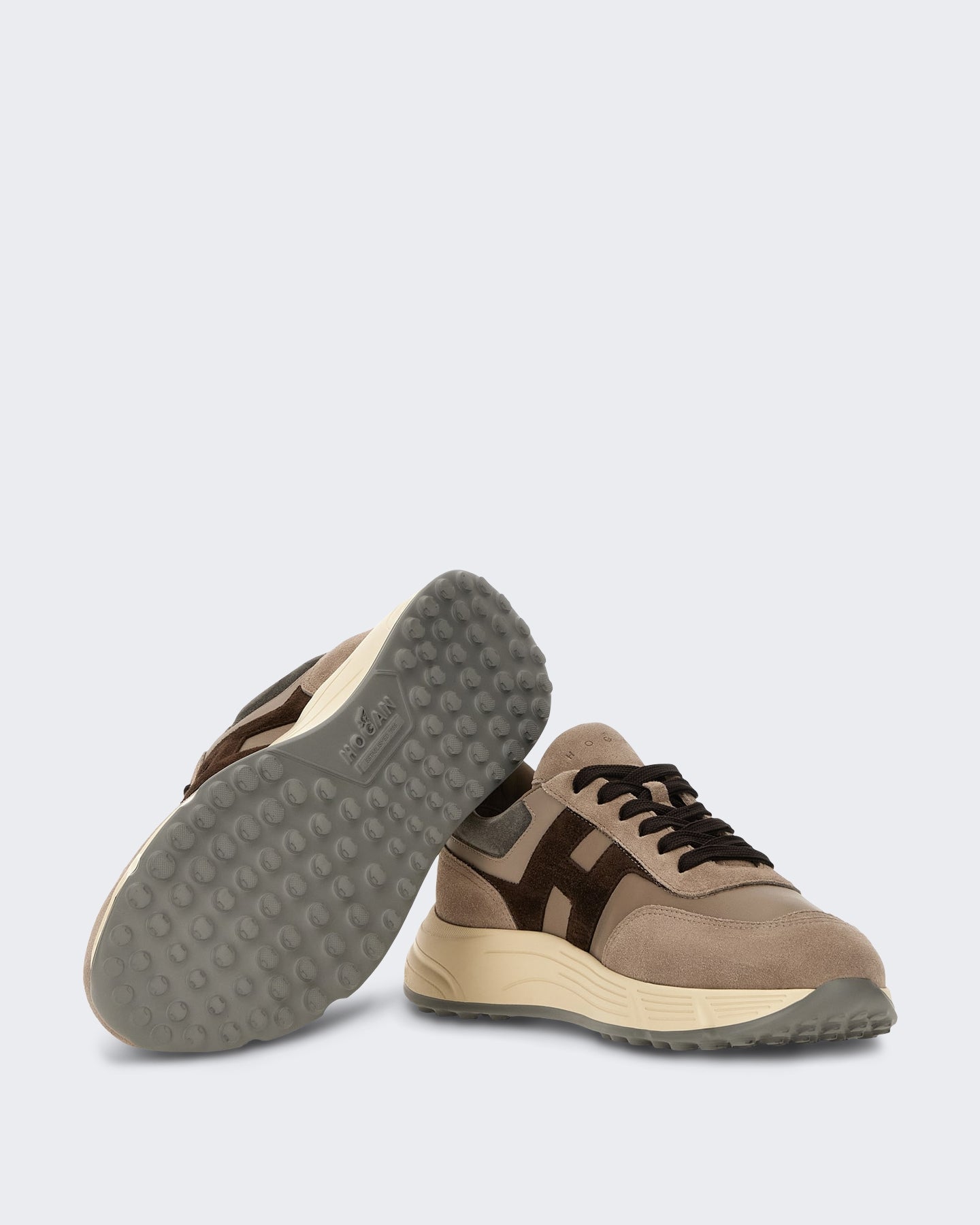 Hogan Heren Sneaker - Hogan Hyperlight Allacciato H-White Wit (4) - Eleganza.nl