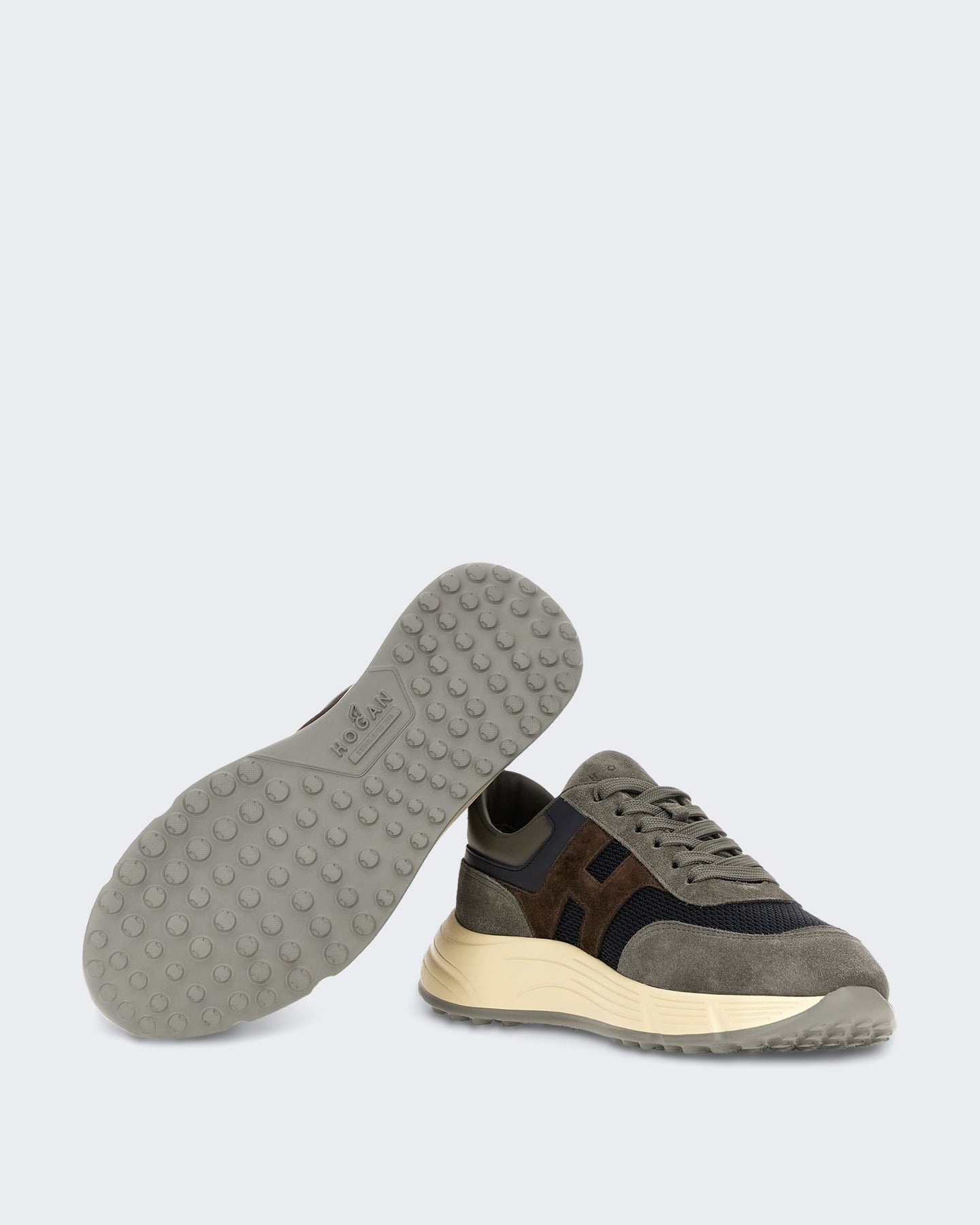 Hogan Heren Sneaker - Hogan Hyperlight Allacciato H-White Wit (8) - Eleganza.nl