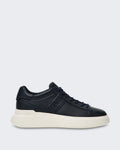 Hogan Heren Veterschoenen Sneaker mit H-Profil Nachtblau
