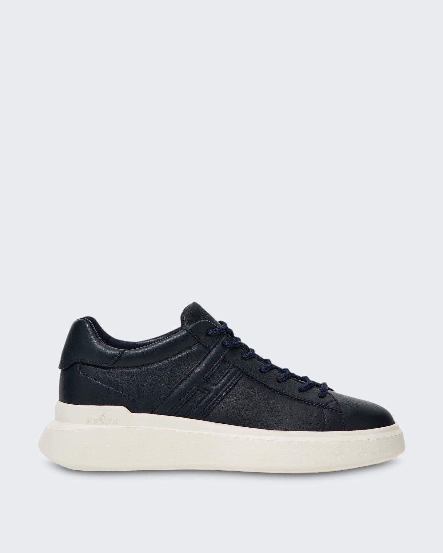 Hogan Heren Veterschoenen sneaker met H-profiel Nachtblauw - Eleganza.nl