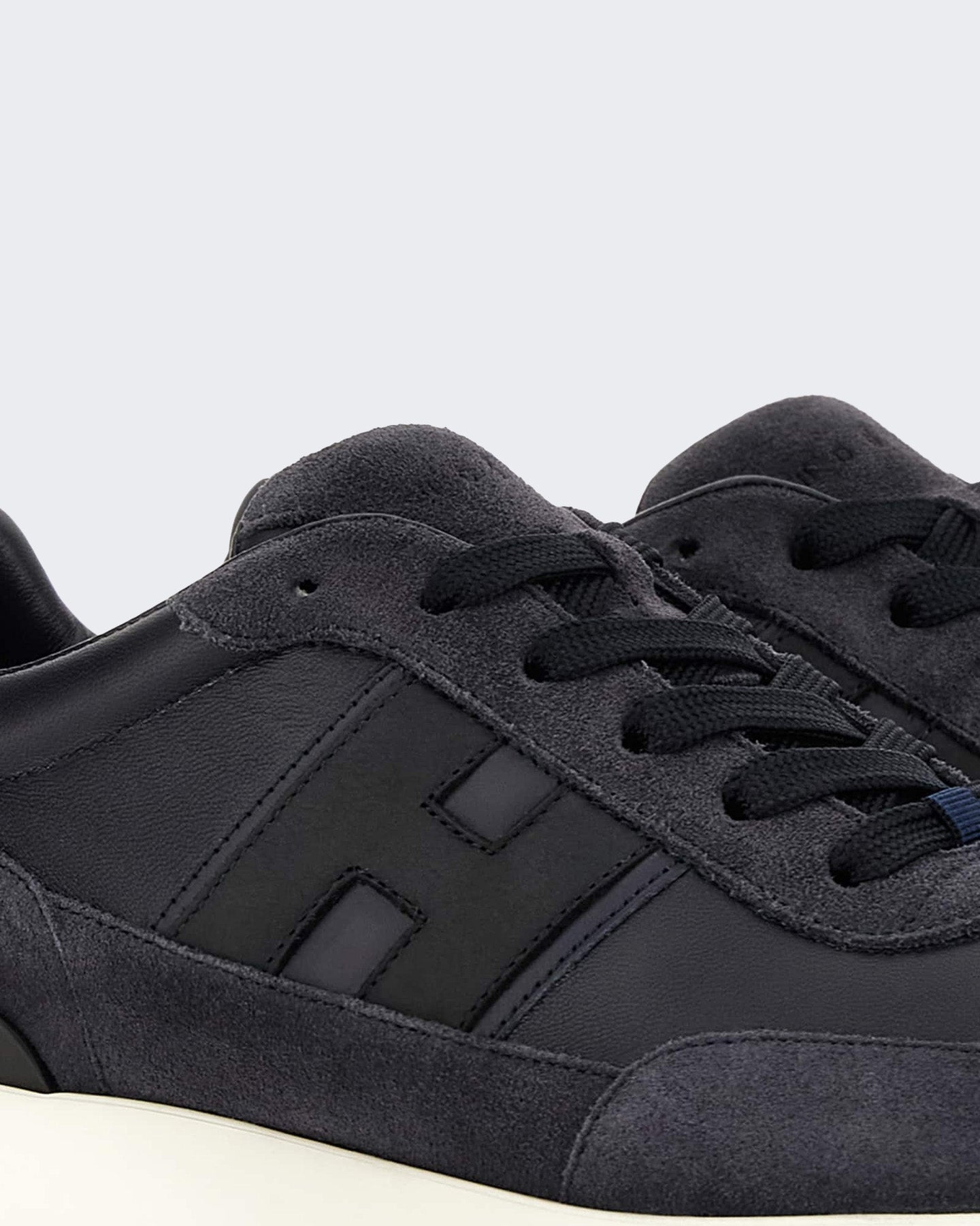 Hogan Heren Vetersneaker met H-band detail Blauw - Eleganza.nl