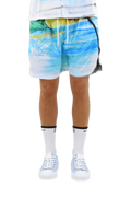 FLÂNEUR Men's Airbrushed Silk Shorts — huidige kleur