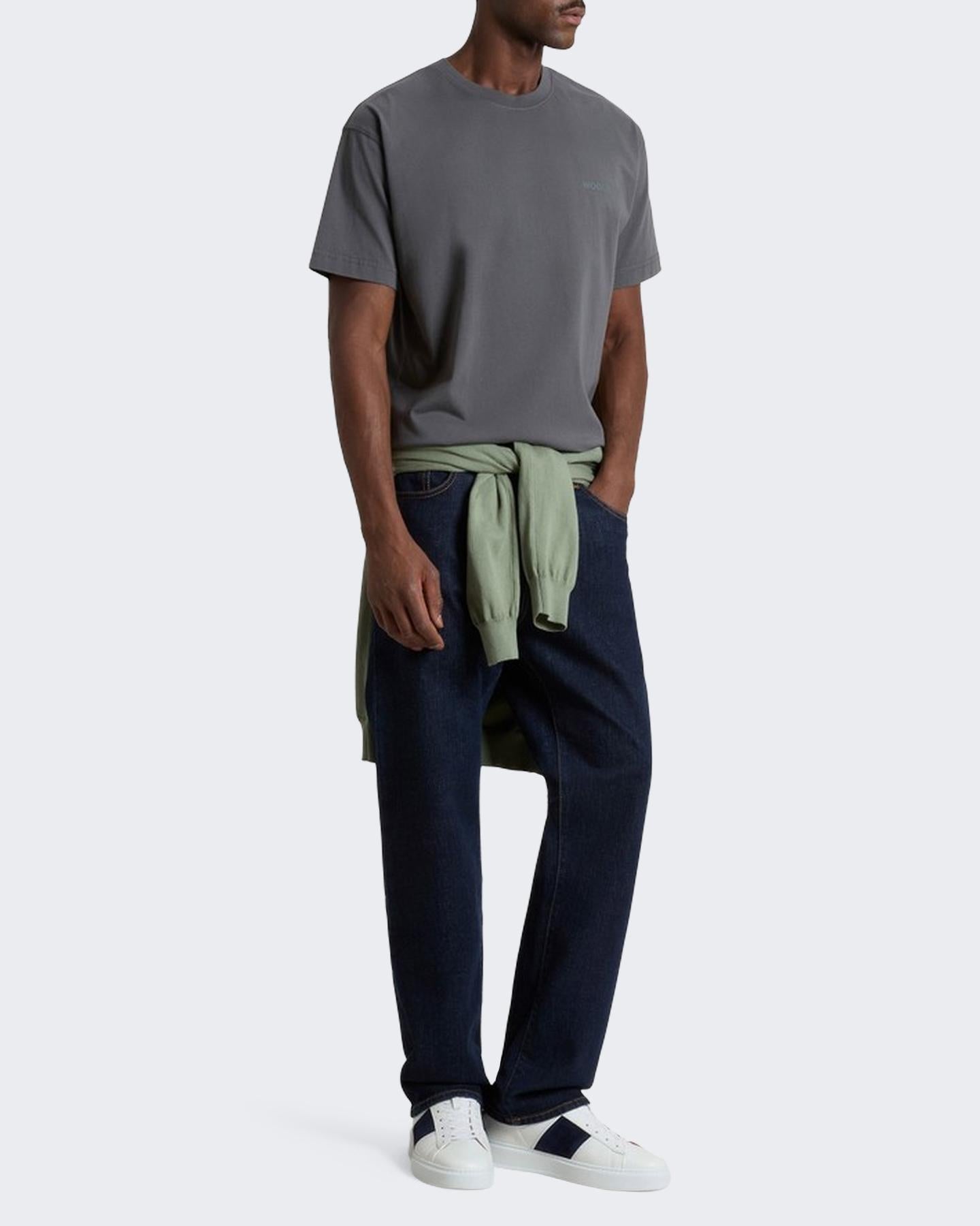 Woolrich Heren Cotton Graphic T-Shirt