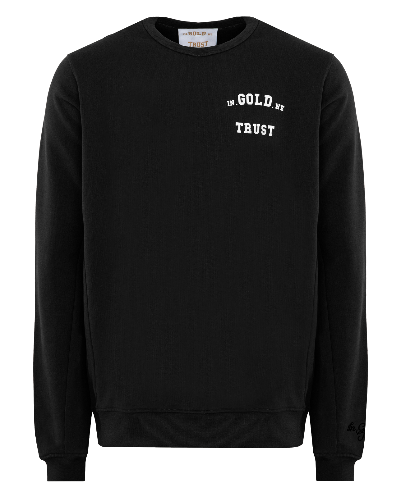 In gold we trust t shirt zwart hotsell