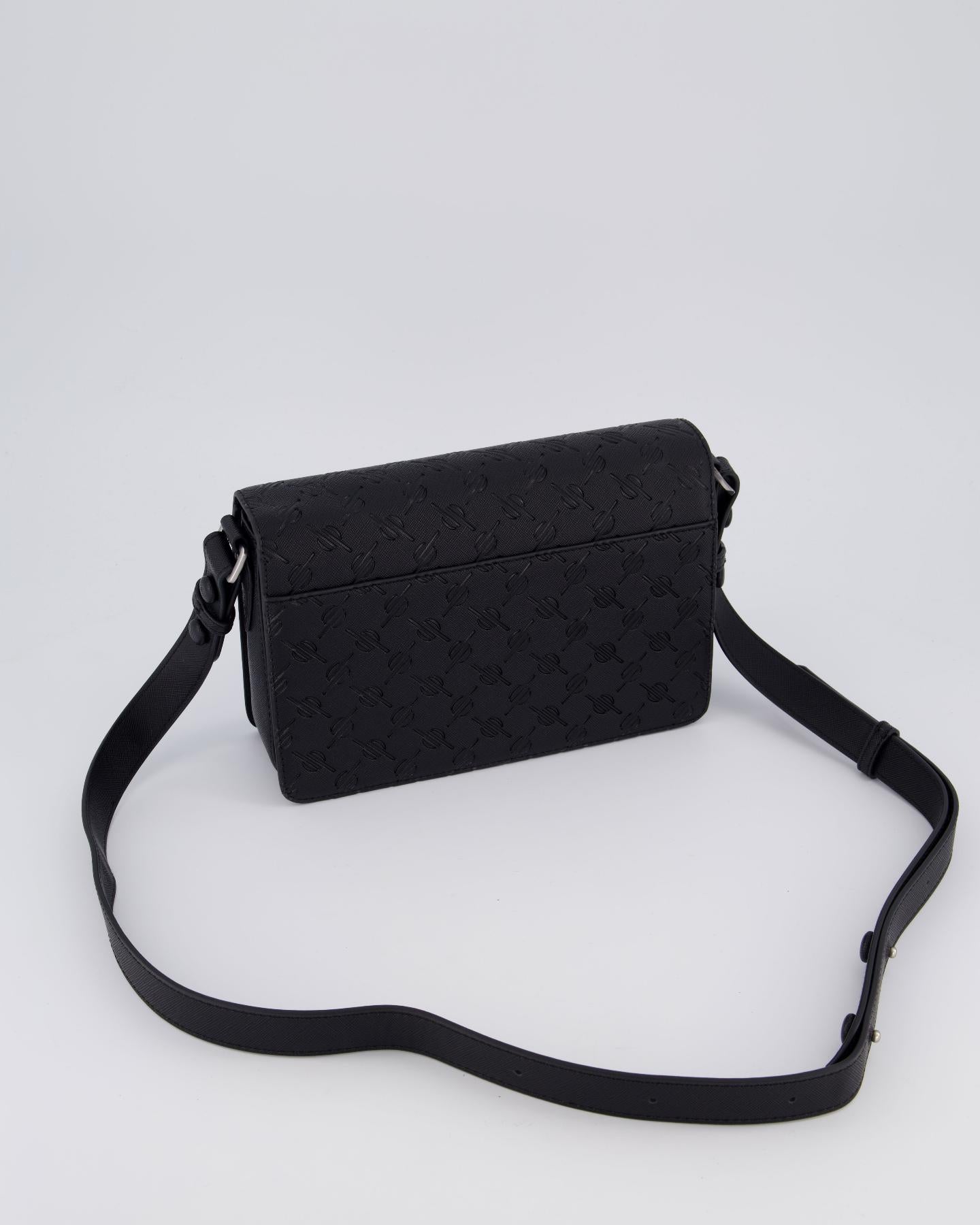 Heren Meru Monogram Bag Zwart