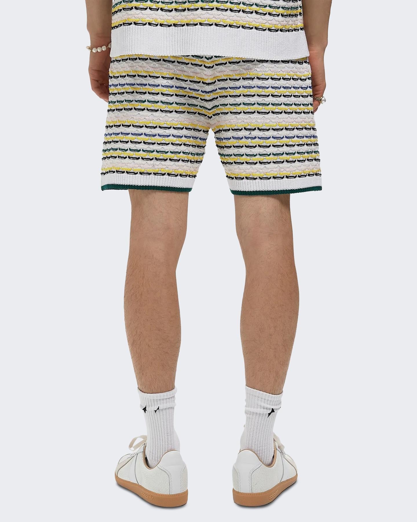Casablanca Heren Tuck Stitch Shorts