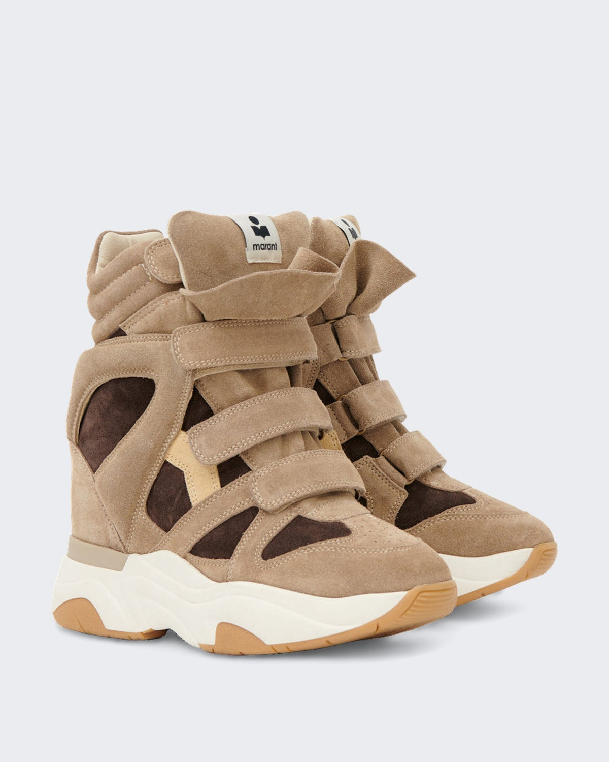 Isabel Marant Dames Balskee sneaker beige bruin - Eleganza.nl