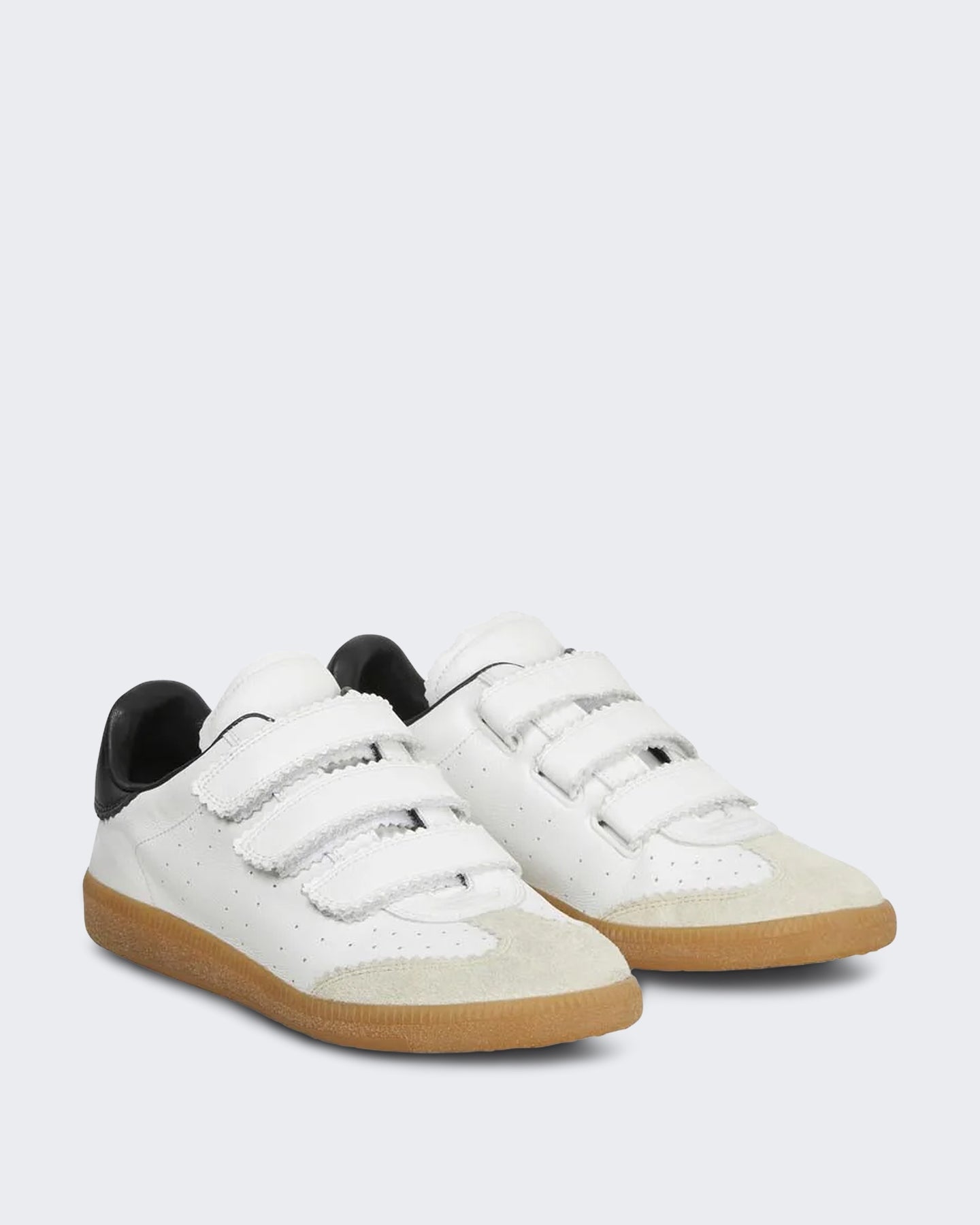 Isabel Marant Dames Beth leren sneakers Wit - Eleganza.nl