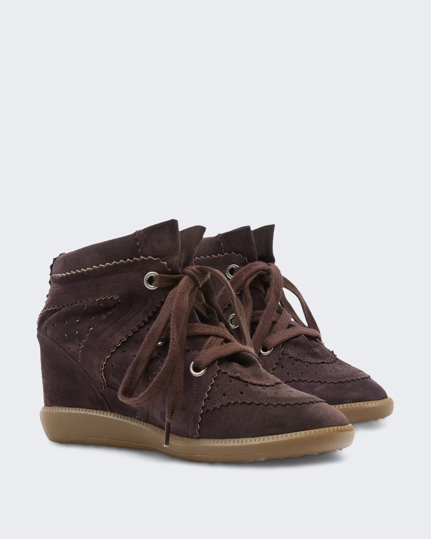 Isabel Marant Dames Bobby sneakers bruin - Eleganza.nl