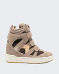 Dames IM3 sneakers met kleurenblok Beige