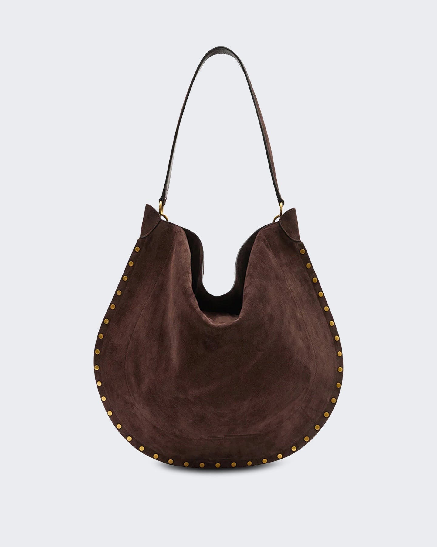 Isabel Marant Dames Oskan Hobo Bruin - Eleganza.nl