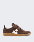 Isabel Marant Beth Sneakers In Wit Bruin — huidige kleur
