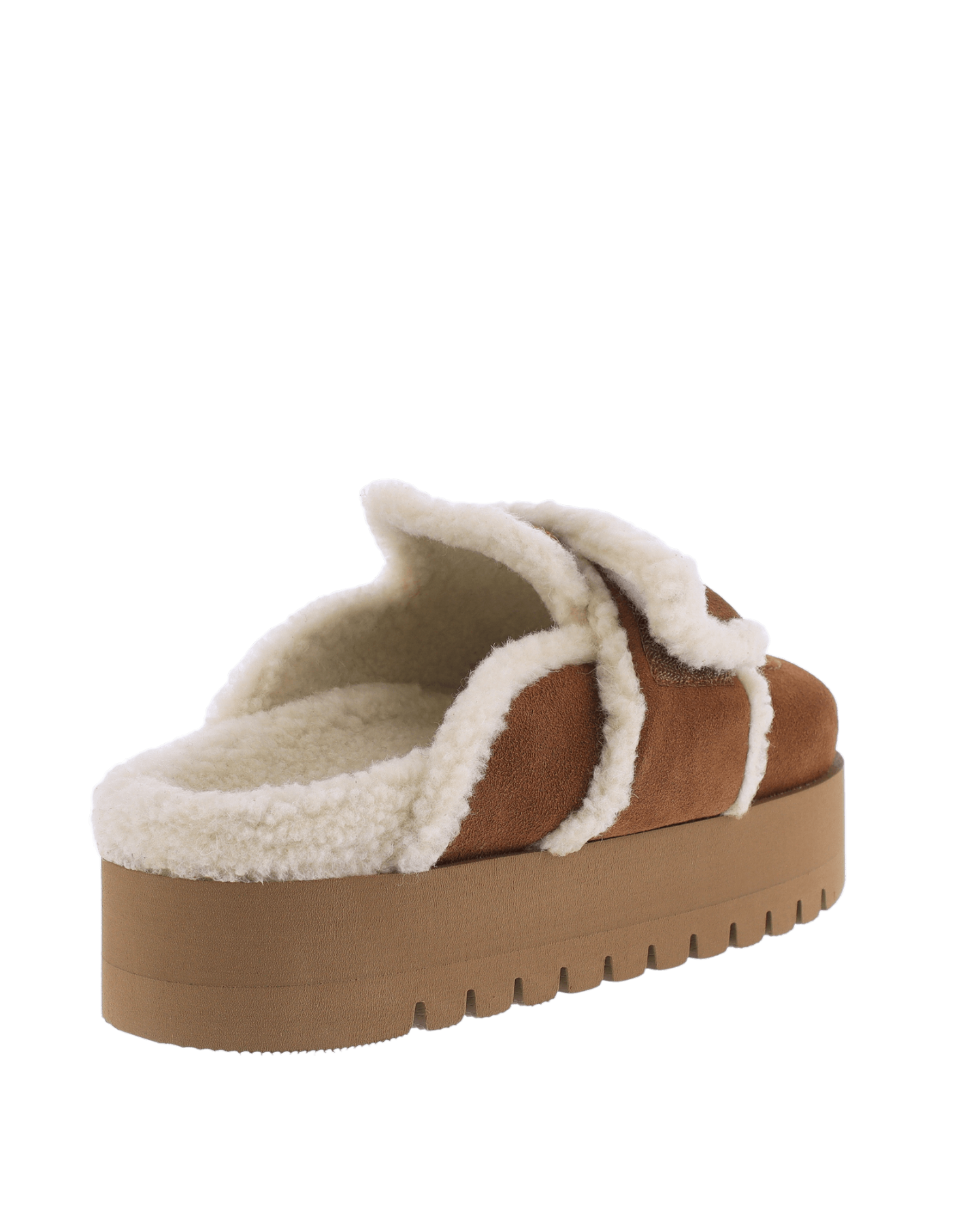 Women Teddy Chunky Fur Beige