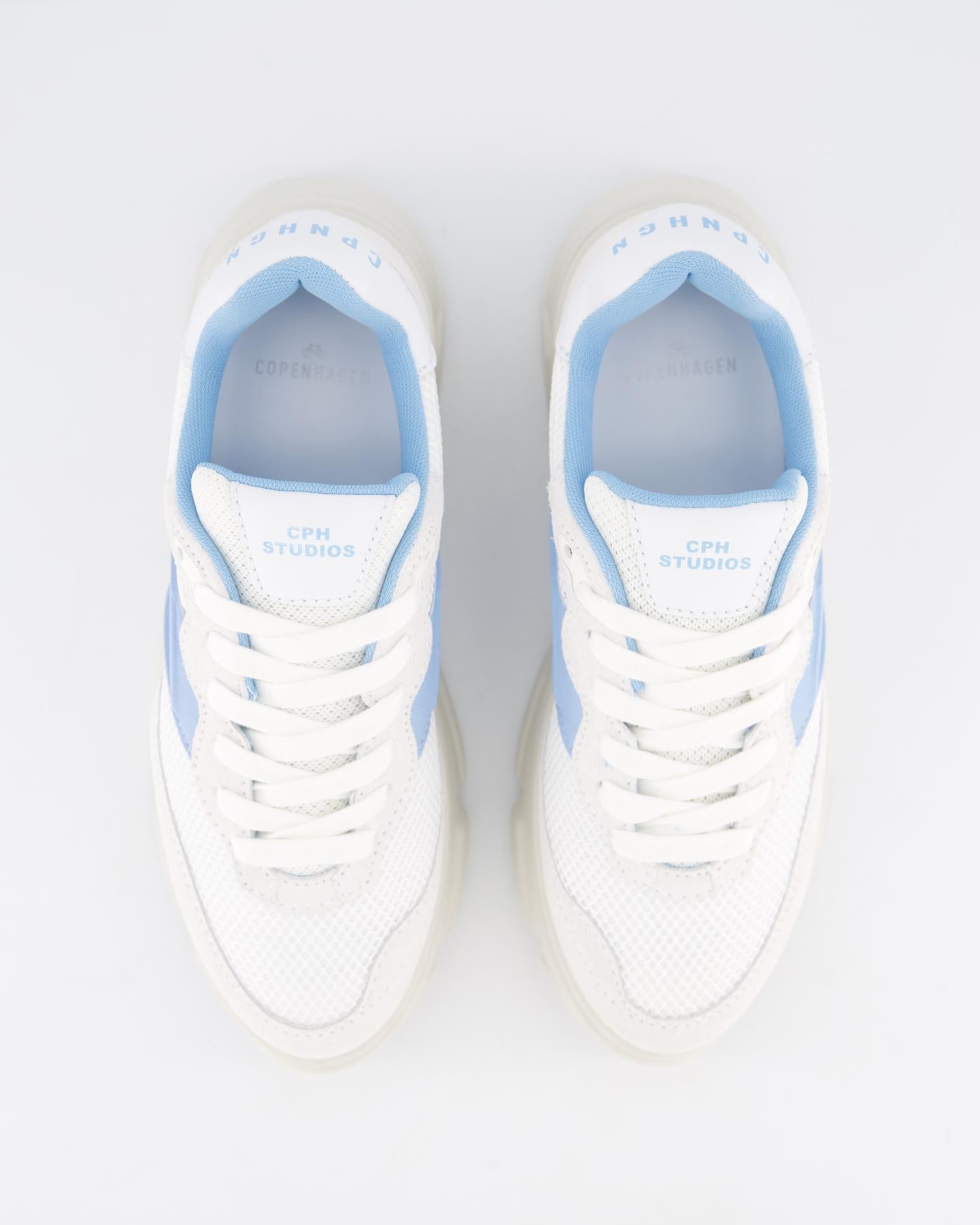 Dames CPH53 Sneaker Wit/Blauw