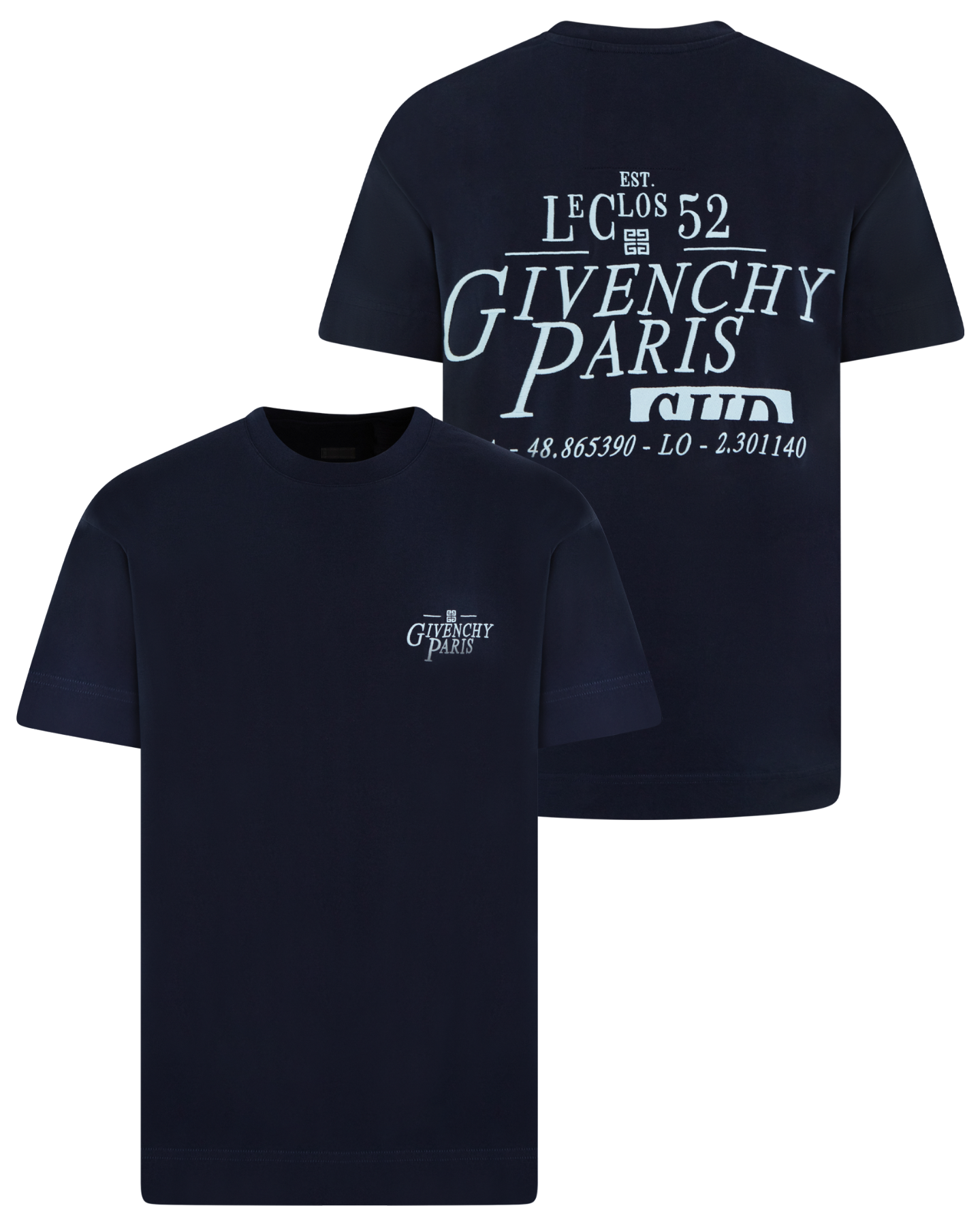 Givenchy Heren Givenchy T-Shirt Blauw - Eleganza.nl Givenchy Heren Givenchy T-Shirt Blauw - Eleganza.nl