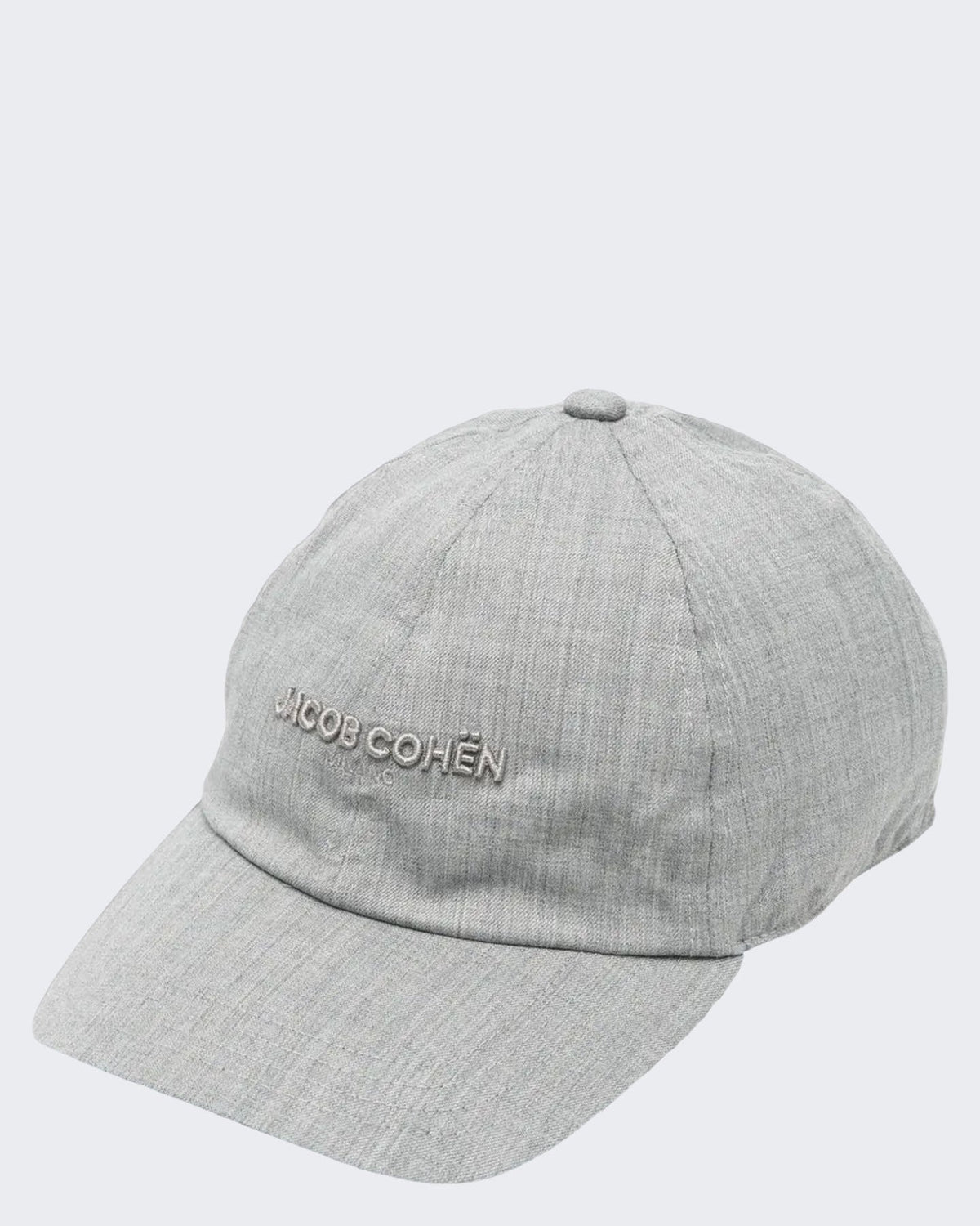 Jacob Cohen Heren Baseball cap met gemêleerde afwerking Grijs - Eleganza.nl