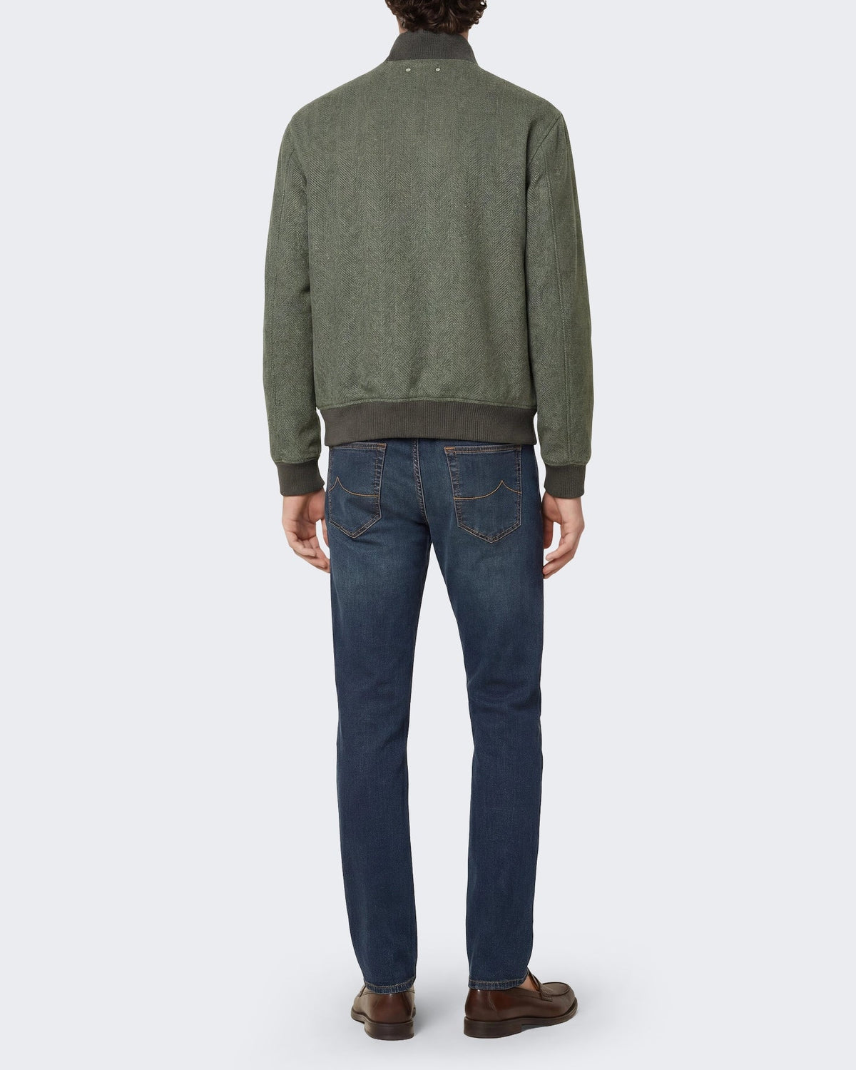 Jacob Cohen Heren Broek - Pant 5 Pkt Slim Fit Bard Dark Blue Blauw - Eleganza.nl