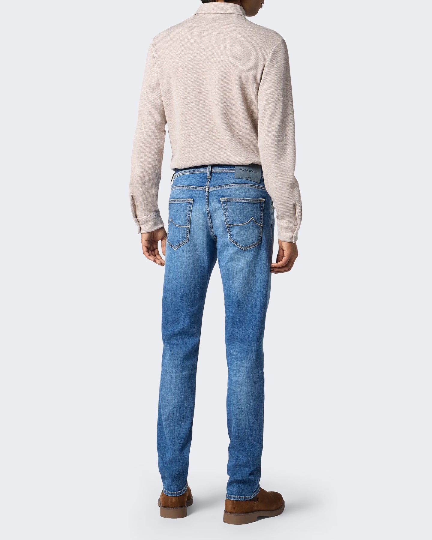 Jacob Cohen Heren Broek - Pant 5 Pkt Slim Fit Nick Blauw - Eleganza.nl