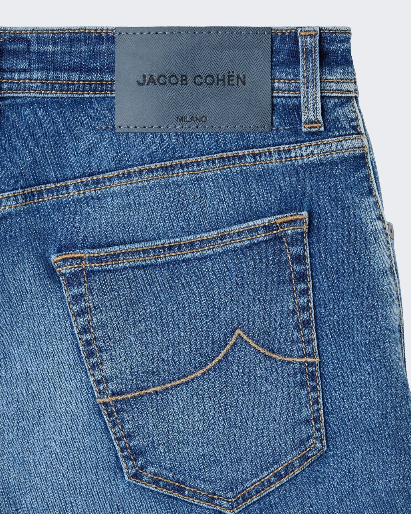 Jacob Cohen Heren Broek - Pant 5 Pkt Slim Fit Nick Blauw - Eleganza.nl
