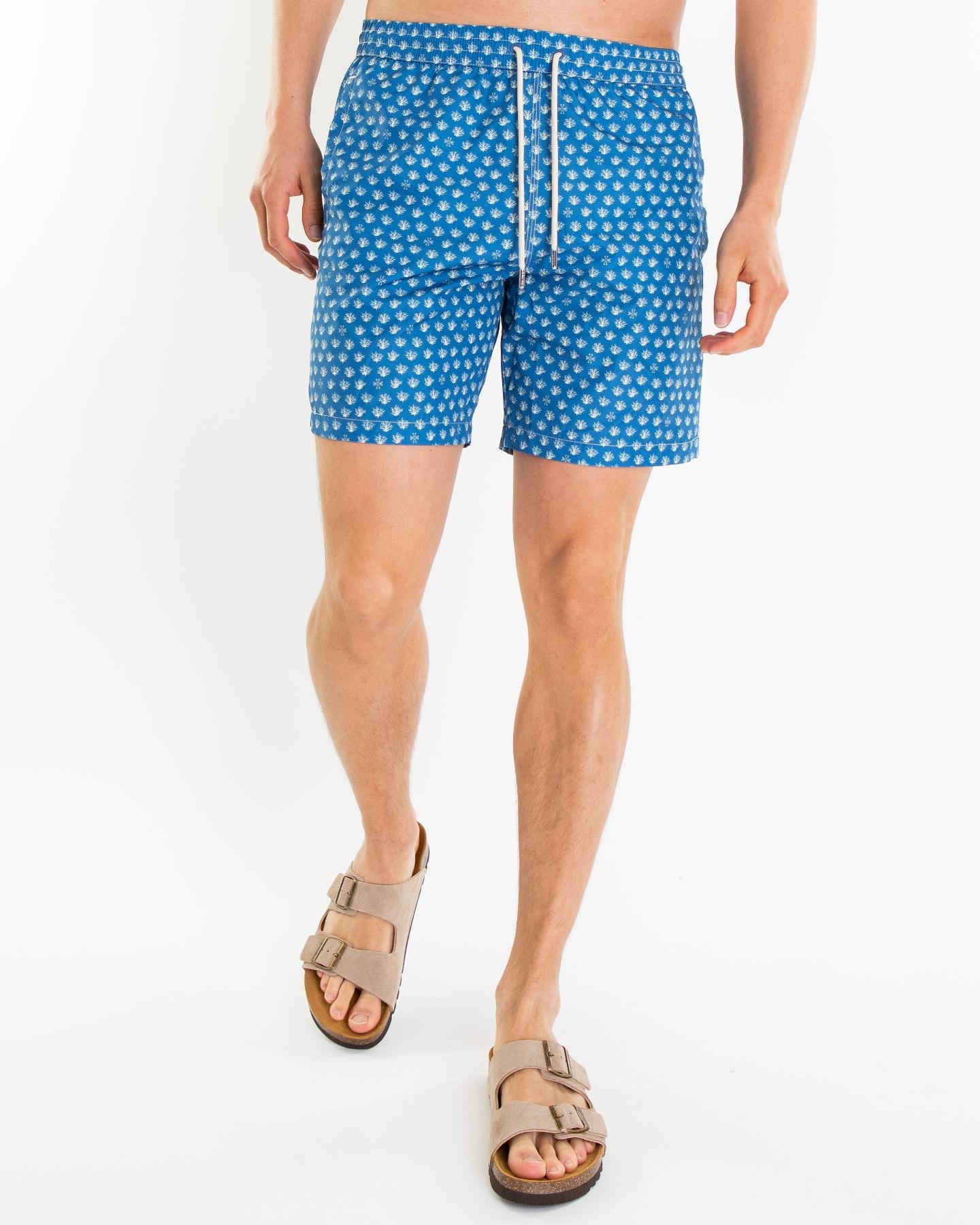 Jacob Cohen Heren Coral Print Beachwear Blauw - Eleganza.nl