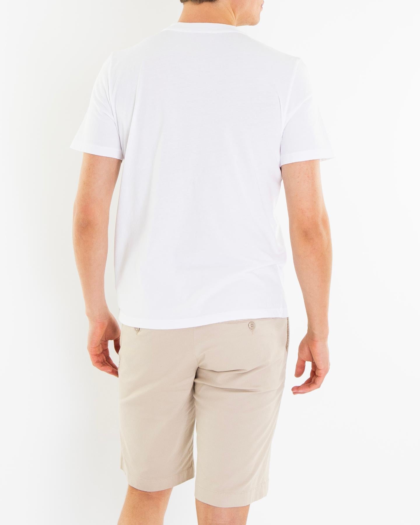Jacob Cohen Heren Girocollo Costina T-Shirt Wit - Eleganza.nl
