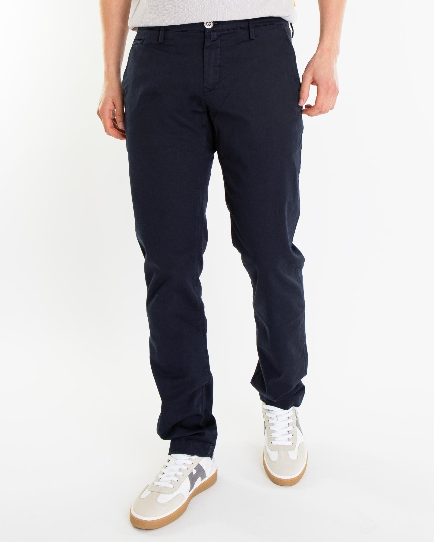 Jacob Cohen Heren Pantalone Bobby Blauw - Eleganza.nl