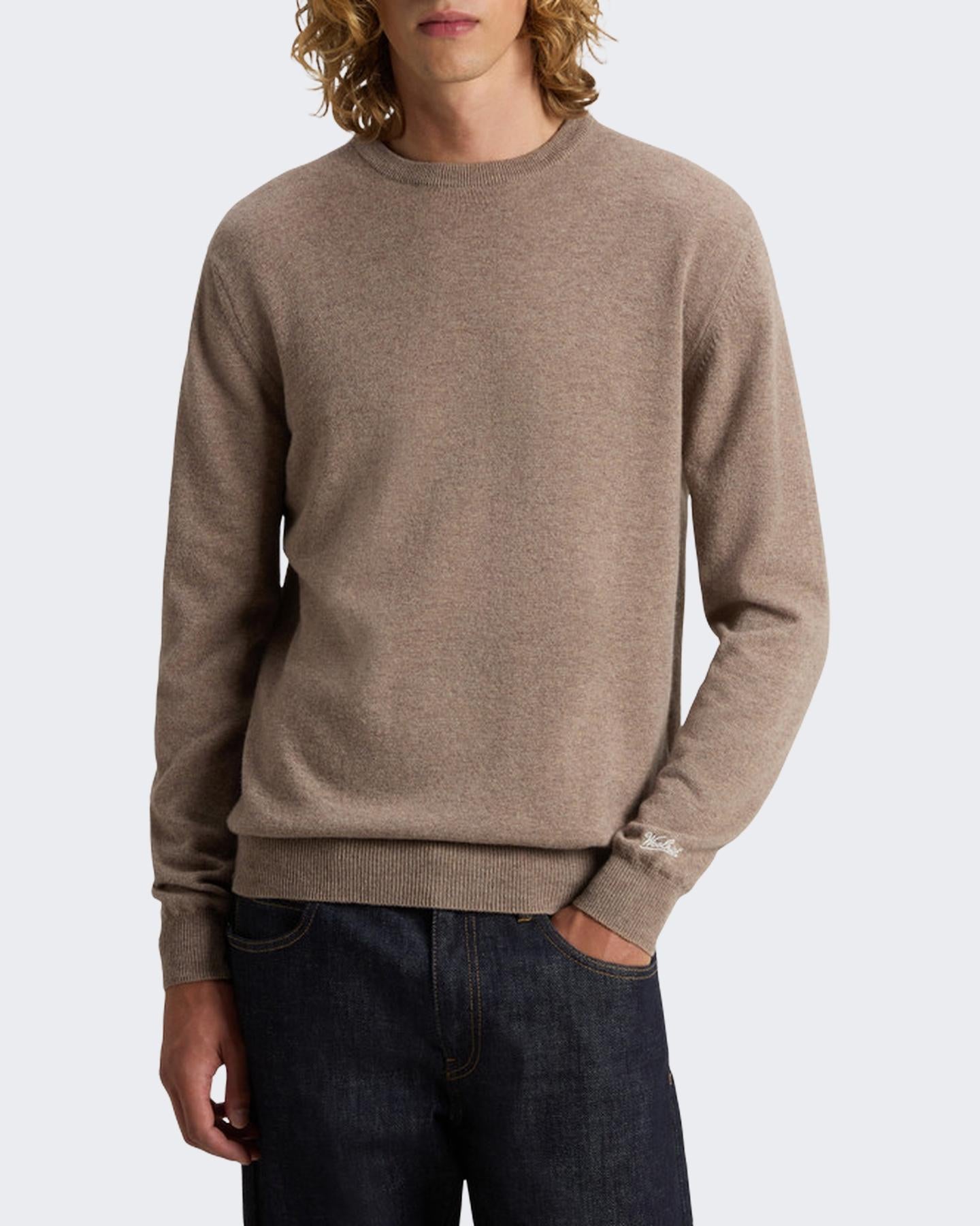 Heren Lambswool Crewneck