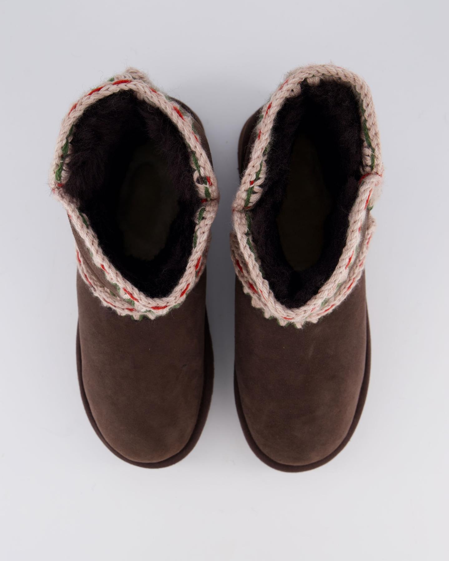 Mou Dames Norfolk Platform Mocha enkellaarsjes – foto 3