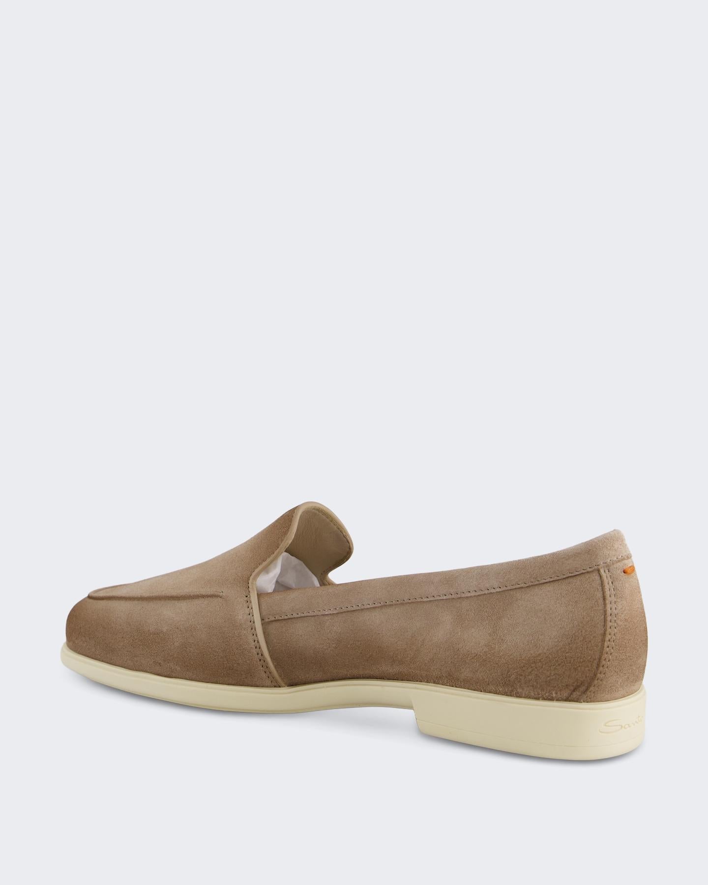 Santoni Dames Malibu Loafer Brown