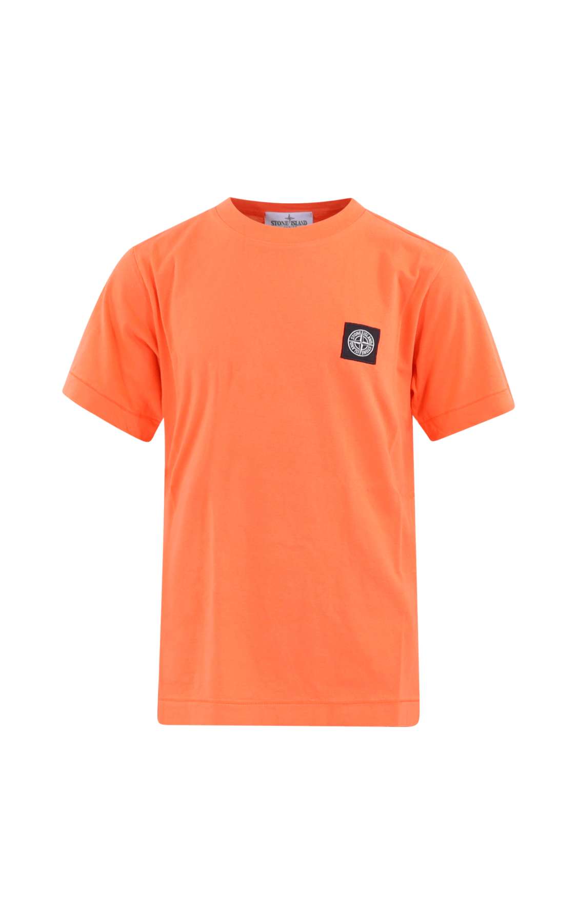 Orange stone island t 2025 shirt