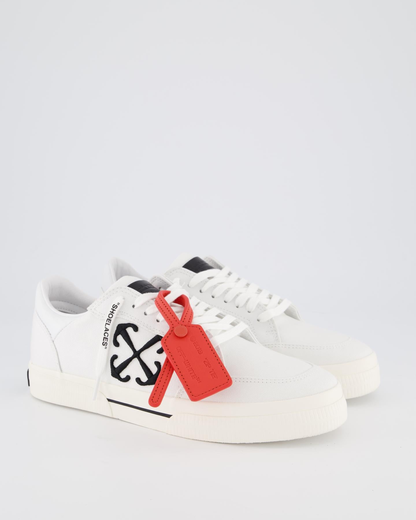OFF WHITE Heren New Low Vulcanized Canvas Wit sneakers – foto 4