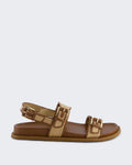 Women's Sandal in Brown Leather