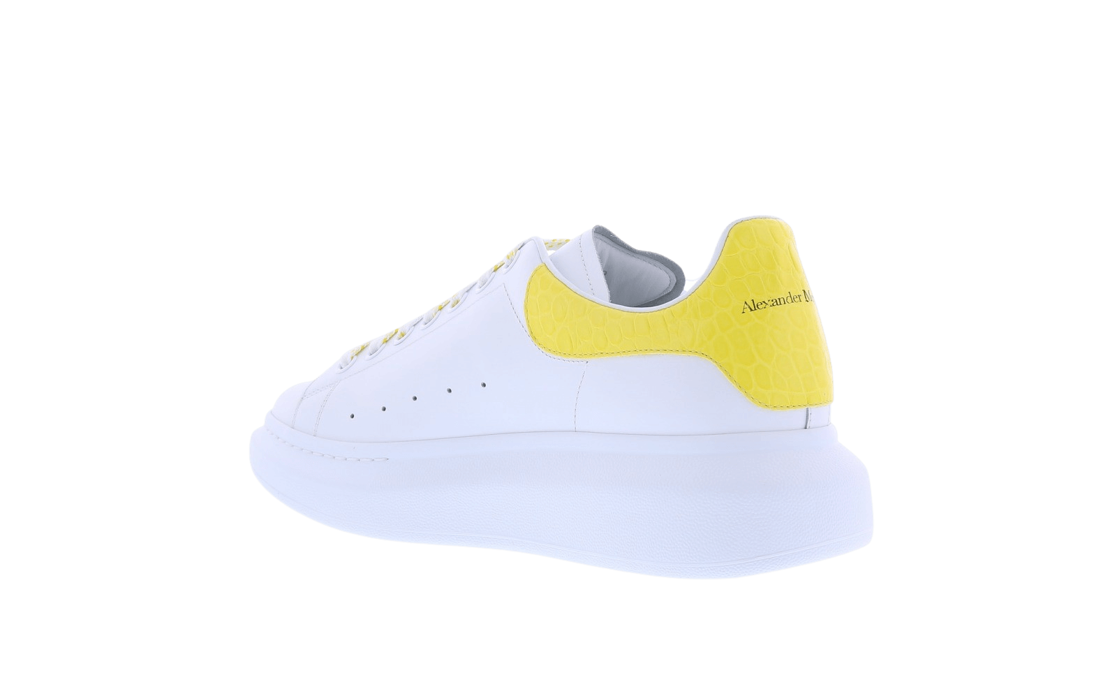White and yellow alexander mcqueen's 2025