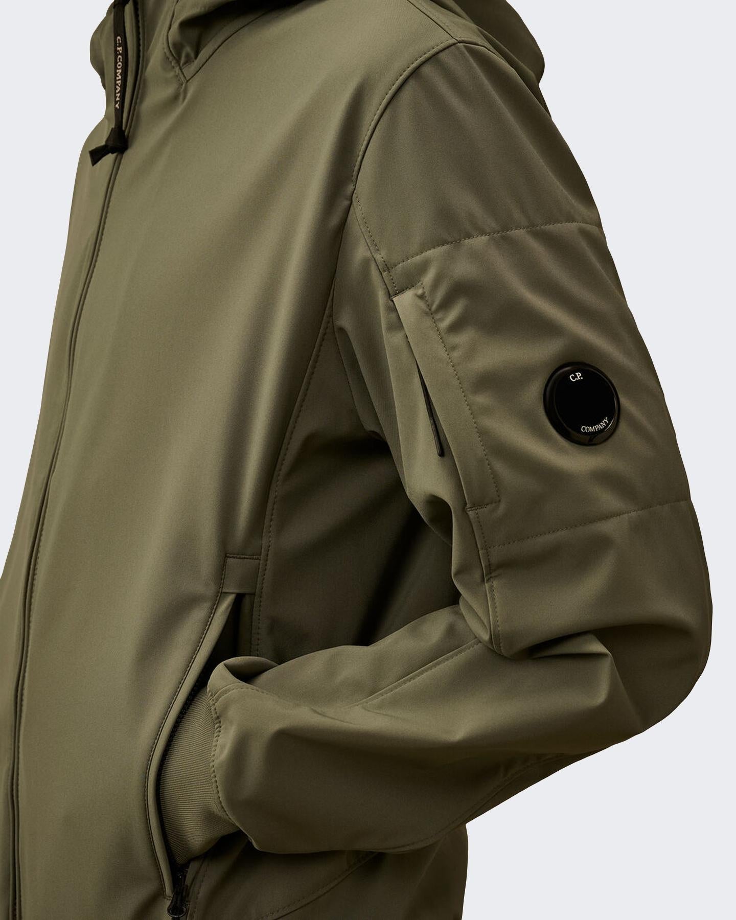 C.P.Company Heren Hooded Lens Jacket Groen