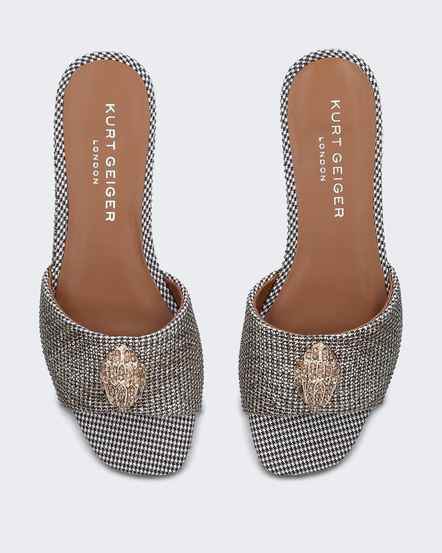 Kurt Geiger Dames 225 - Kensington Flat Sandal - Eleganza.nl