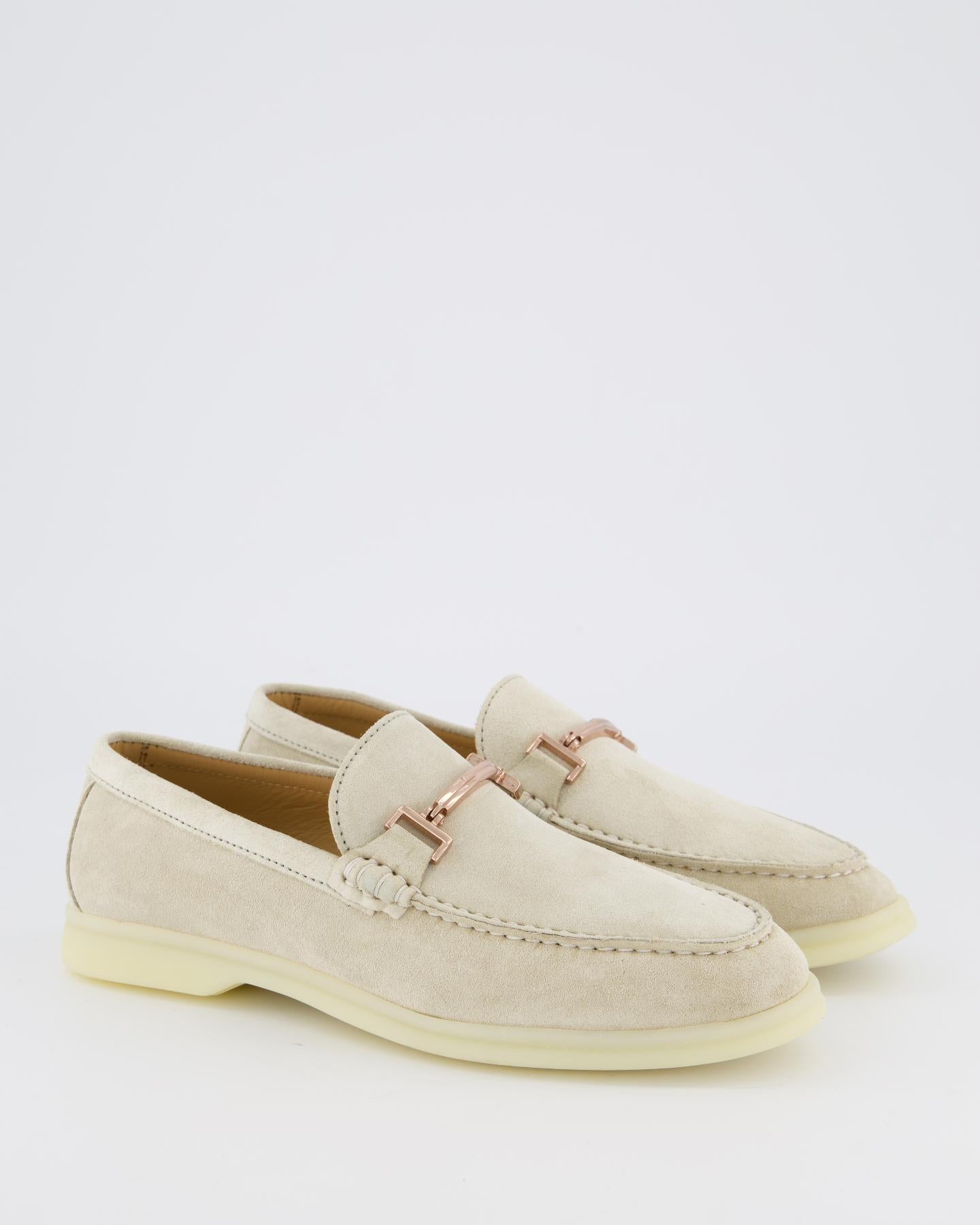 Dames Peach Juta Loafer Beige