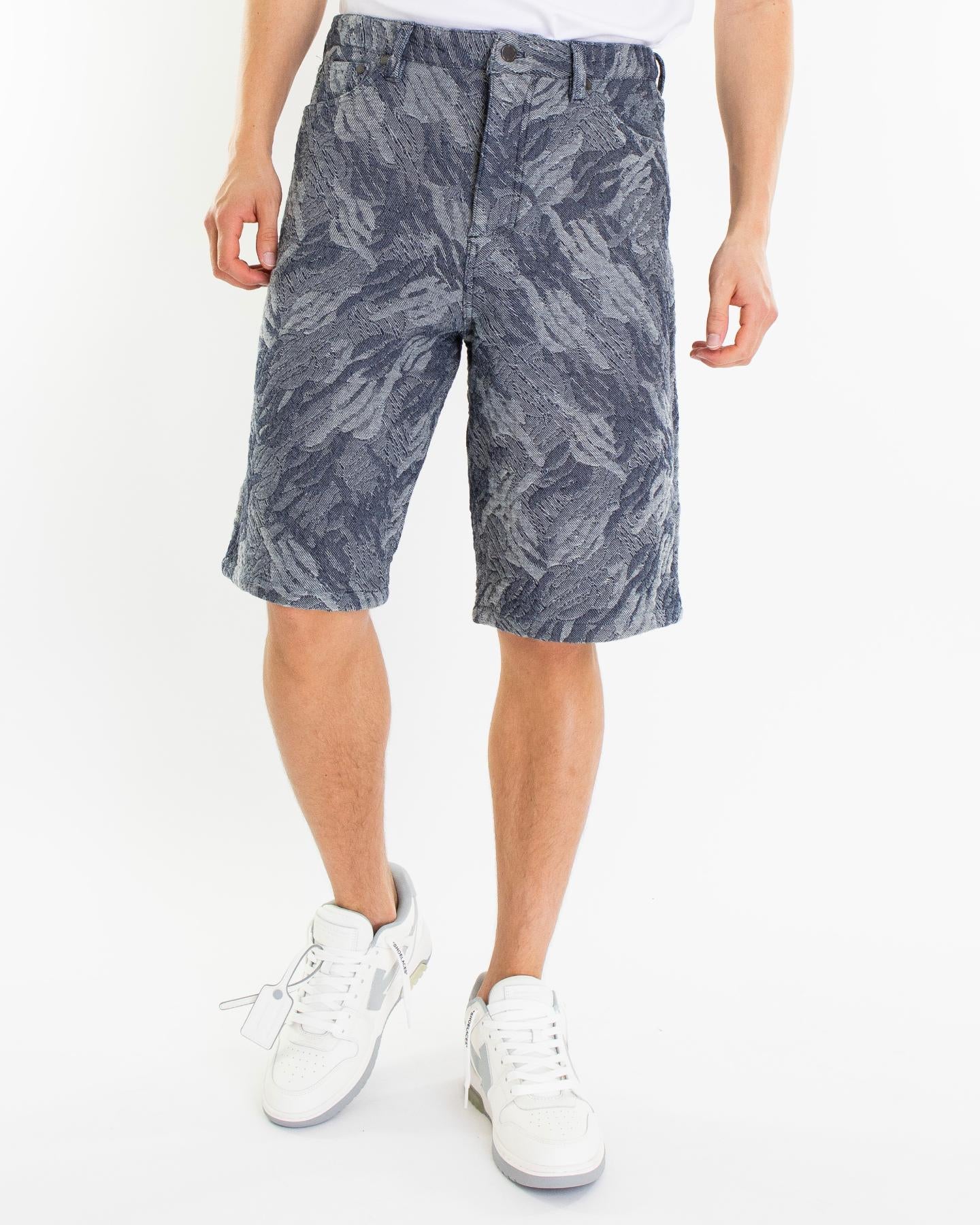 Heren Camo Jeans Grijs