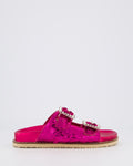 Gibaldi Women's Buckle Slipper Pink