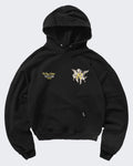Represent Legacy Cherubs Hoodie Black Men — huidige kleur