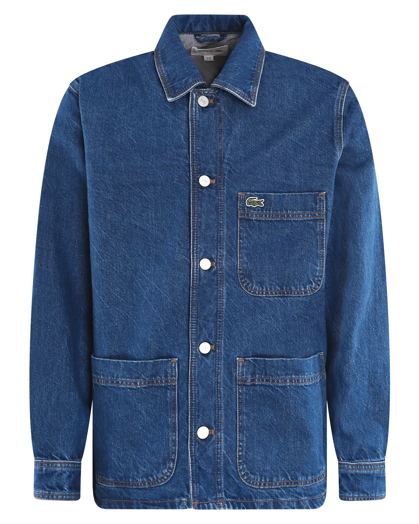 Lacoste Heren 1Hc2 Overshirt Jeans Blauw - Eleganza.nl