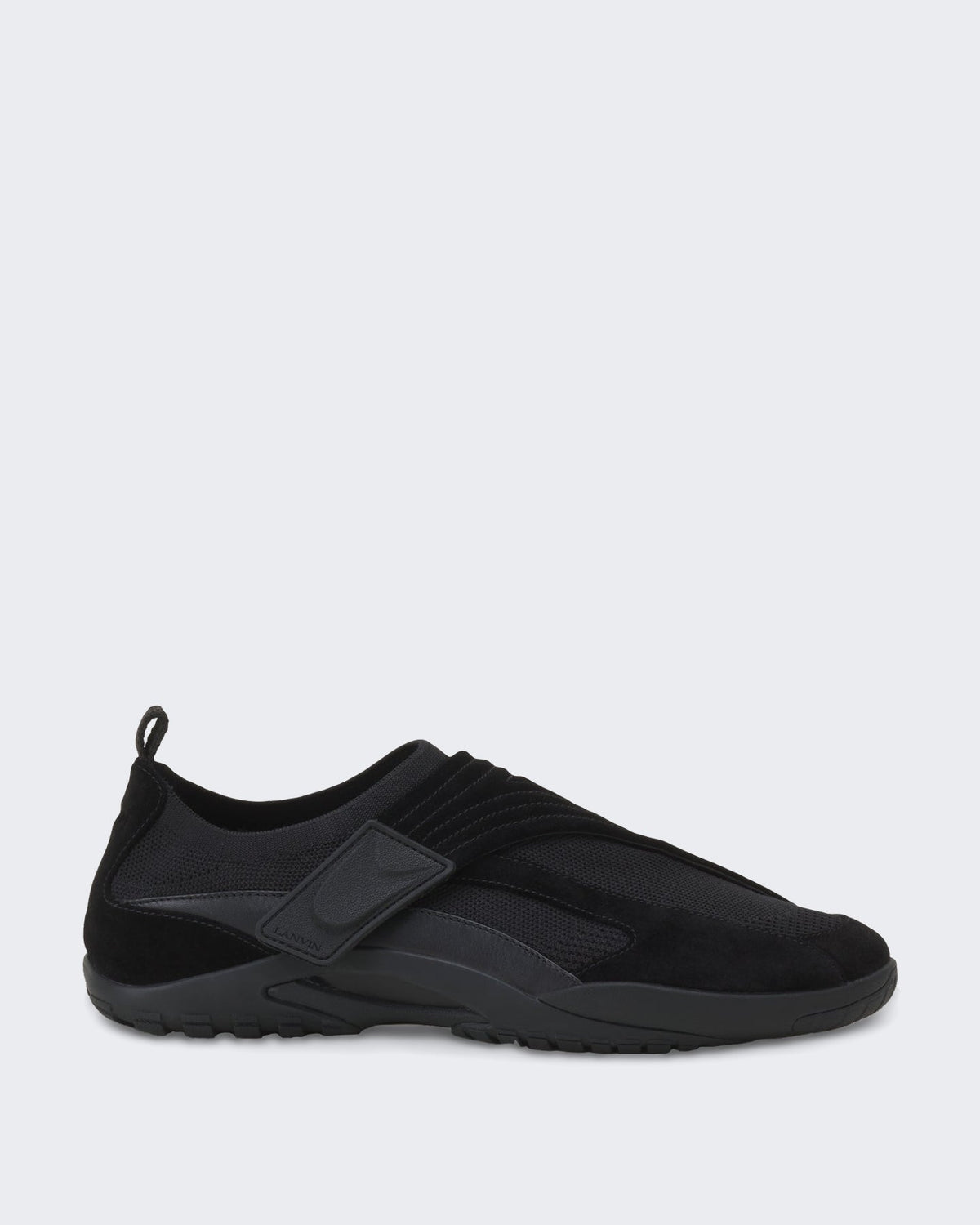 Lanvin Dames New Sneaker Knit Suede Black/Black - Eleganza.nl