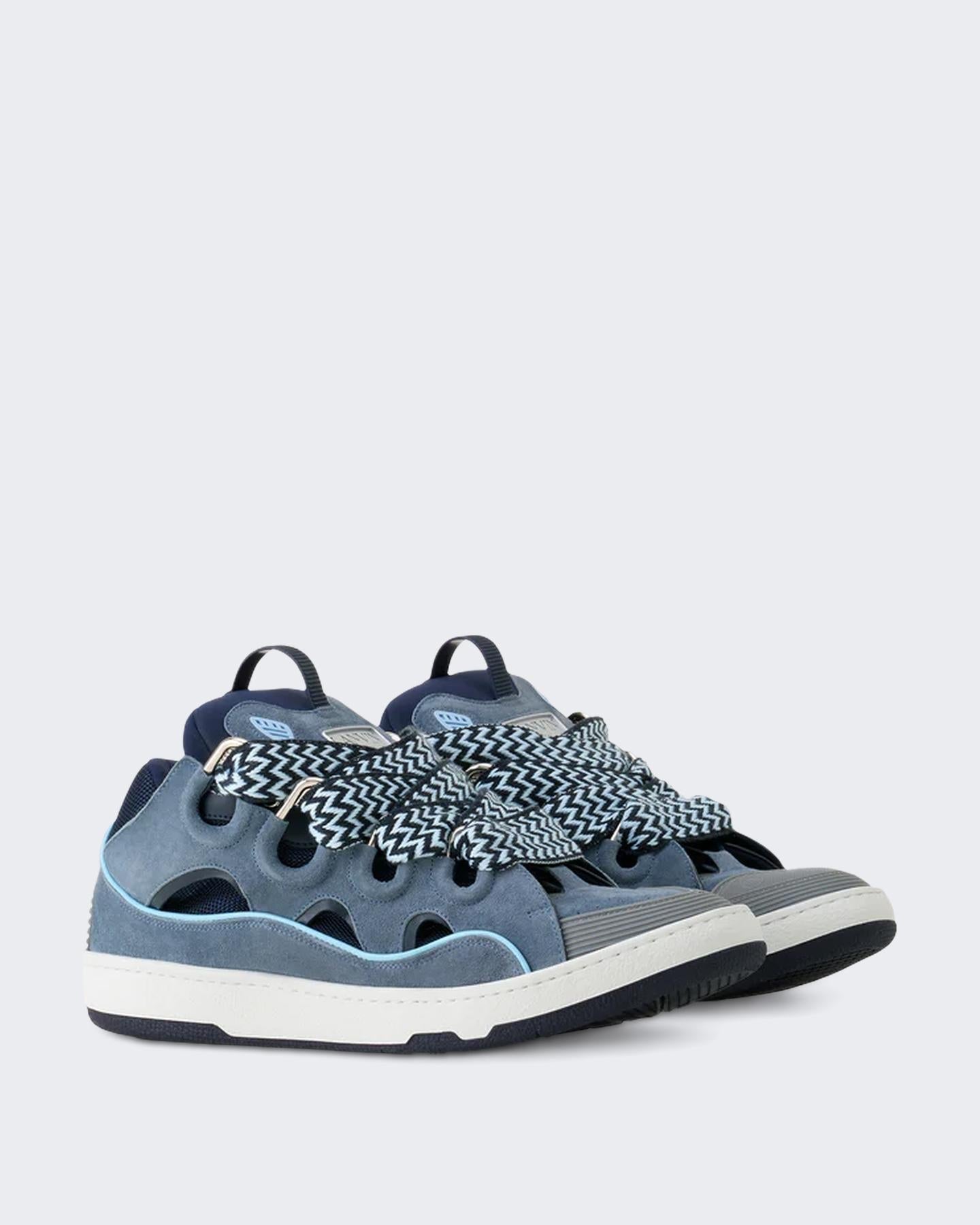 Lanvin Heren Curb Sneakers Bicolor - Eleganza.nl