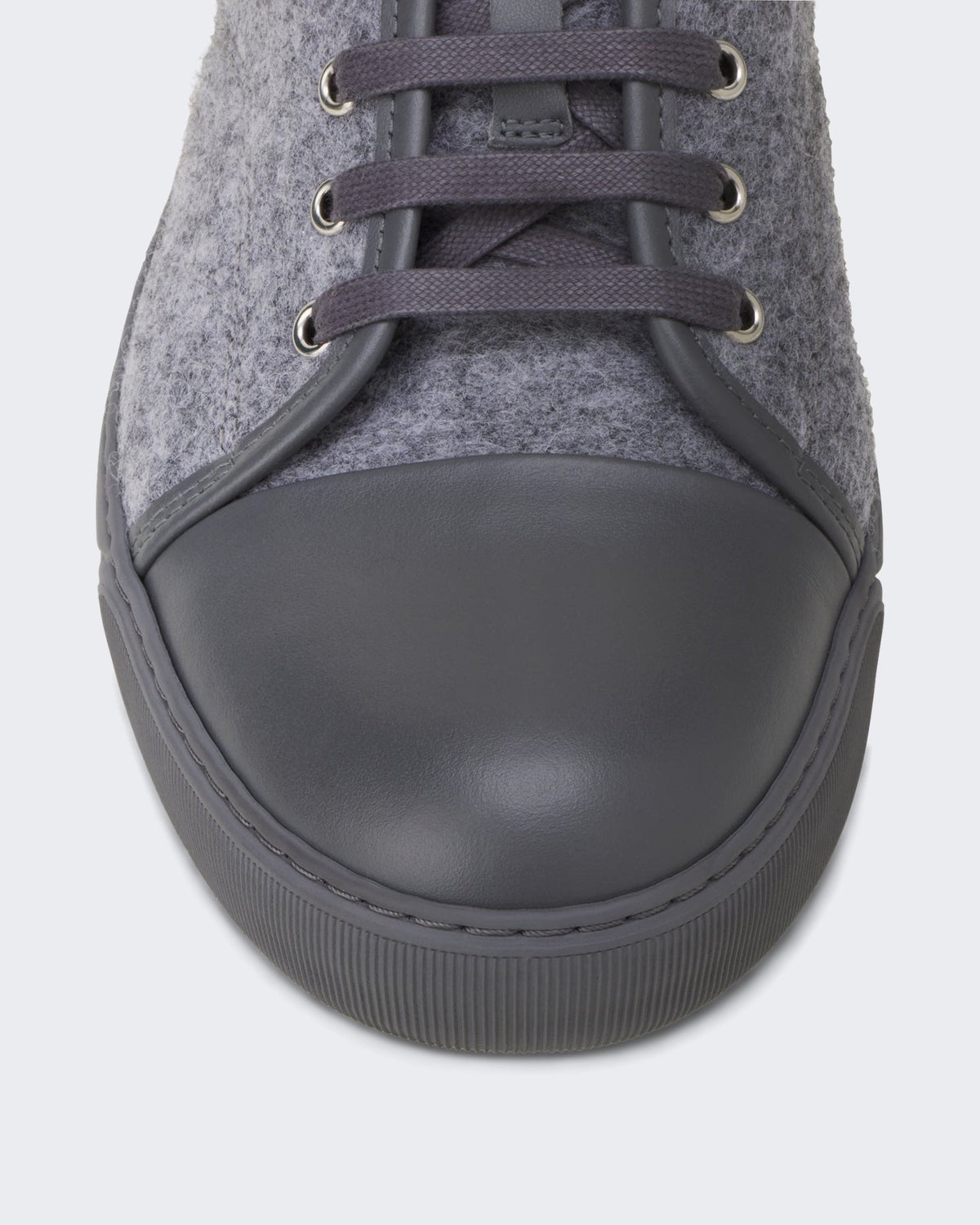 Lanvin Heren Dbb1 Sneakers Felt Light Grey - Eleganza.nl