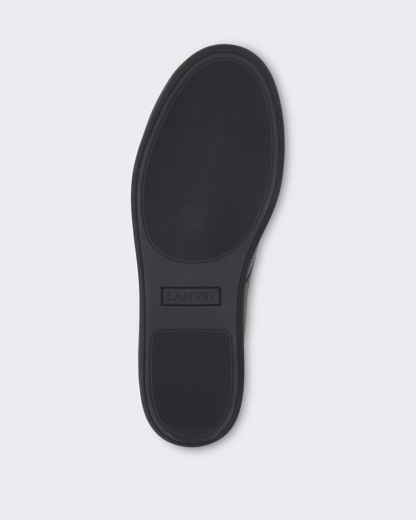Lanvin Heren Dbb1 Sneakers Grained Leather Zwart - Eleganza.nl