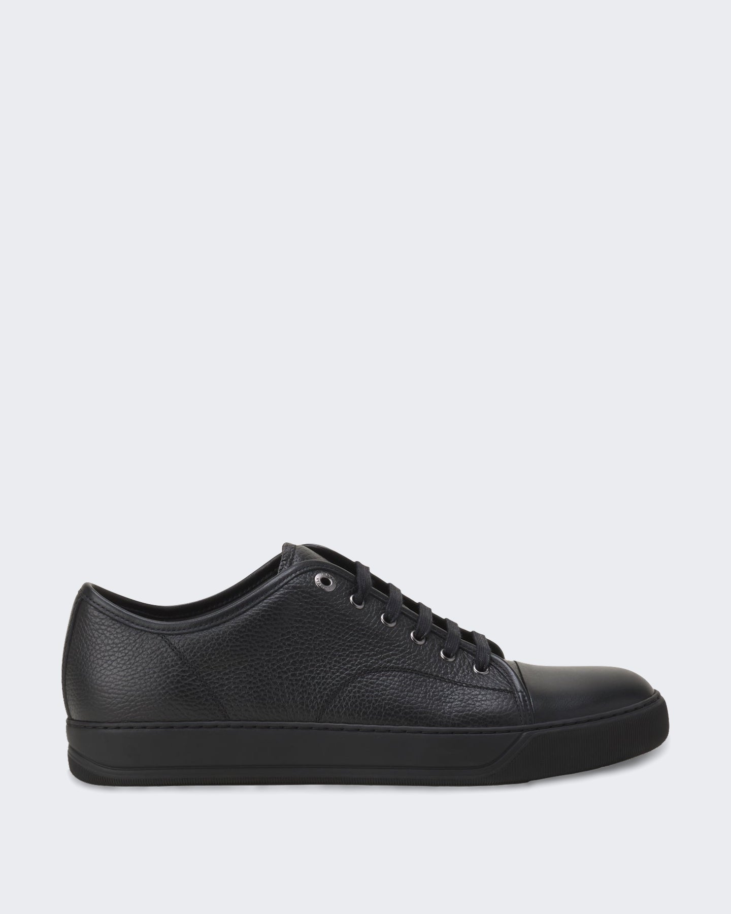 Lanvin Heren Dbb1 Sneakers Grained Leather Zwart - Eleganza.nl