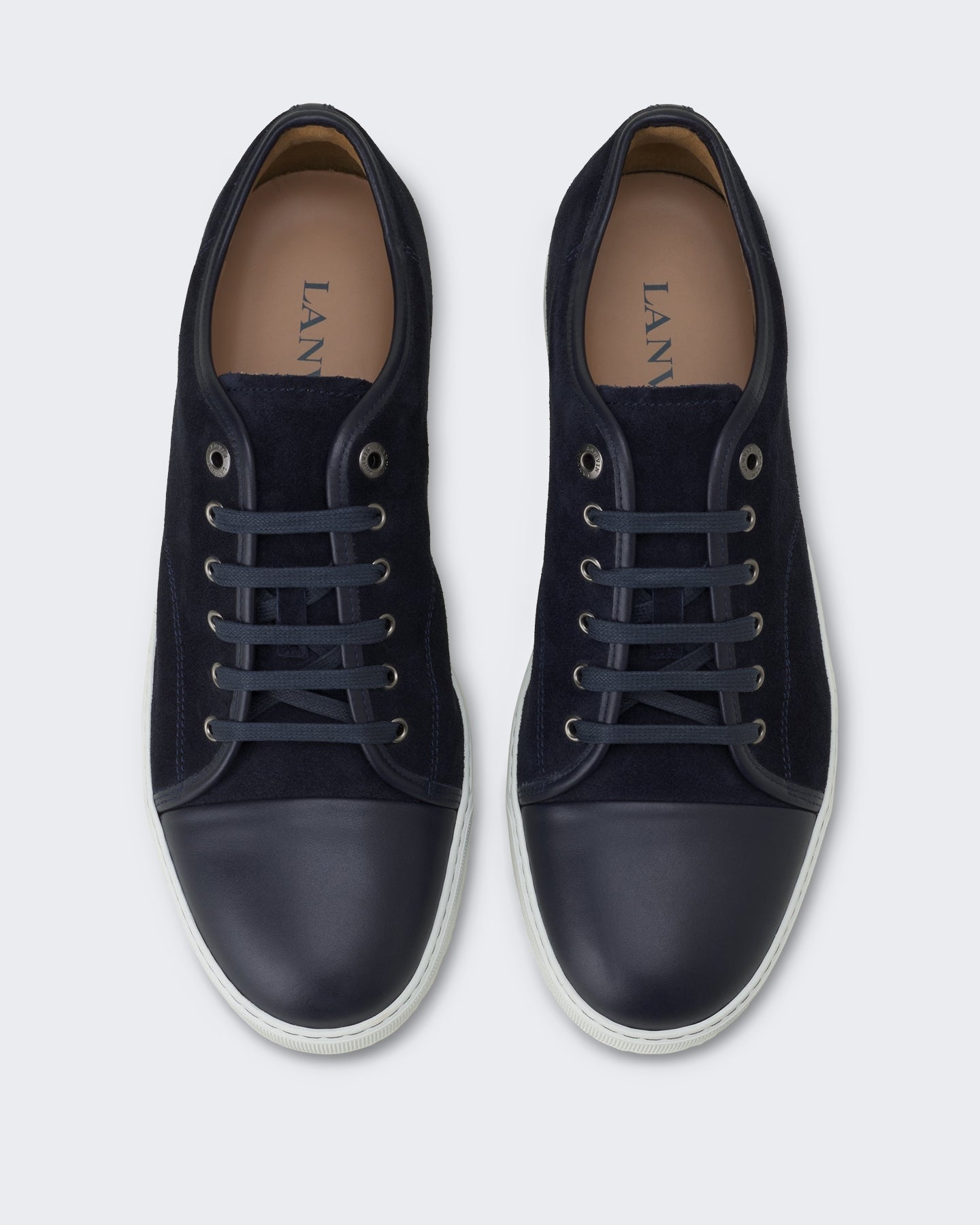 Lanvin Heren Dbb1 Sneakers Navy Blue - Eleganza.nl