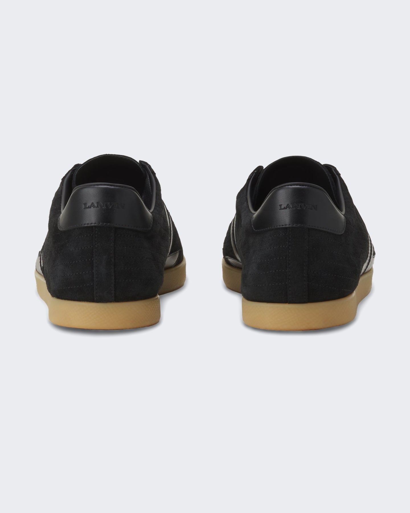 Lanvin Heren Glen Full Leather Zwart - Eleganza.nl