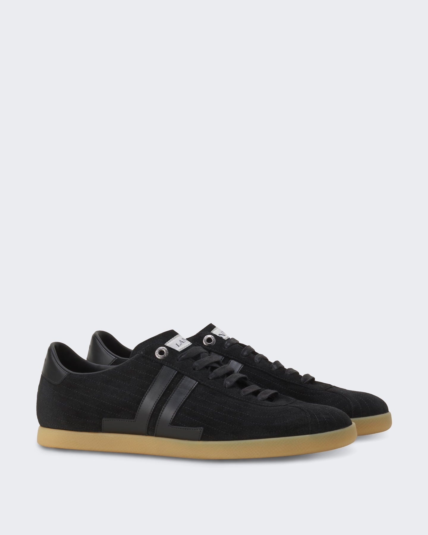 Lanvin Heren Glen Full Leather Zwart - Eleganza.nl